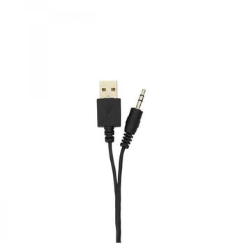 White Shark FLOW компьютерная колонка, 5 Вт, 2.0, 180-20000 Гц, 70 дБ, 3.5 мм, USB, черный (FLOW)