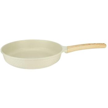 Resto Panna 93811 28 cm, Alumīnijs, PFLUON pārklājums, Ergonomiska koka rokturis, Indukcijas apakša, 1 gab. (93811)