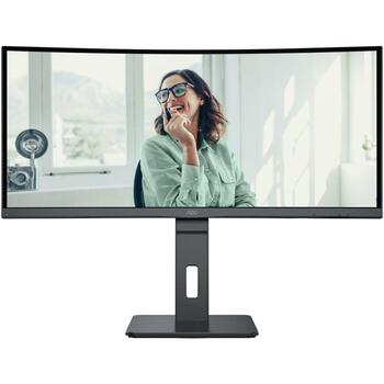 Aoc LCD monitors CU34P3CV 86.36 cm 3440 x 1440 UltraWide QHD 21:9, 300 cd/m², 178°/178° skata leņķis, 4 ms, 2 skaļruņi (CU34P3CV)
