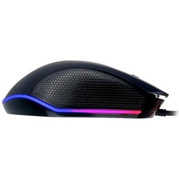 Tracer Провода мышь Gamezone EDGE TRAMYS47367, 3200 dpi, 5 кнопок, 1.4 м, RGB подсветка, оптический сенсор (TRAMYS47367)