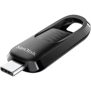 Sandisk USB флеш-накопитель SDCZ480-064G-G46, 64GB, USB 3.2 Gen 1, USB Type-C, 300MB/s, выдвижной, черный (SDCZ480-064G-G46)