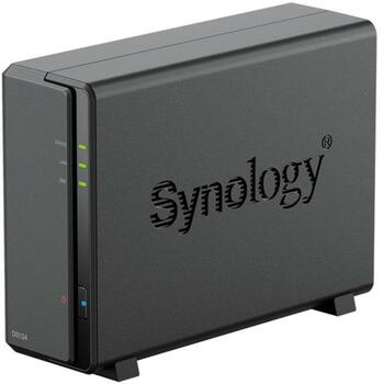 Synology NAS хранилище башня DS124, CPU Realtek RTD1619B, 1 RJ45, 2 USB 3.2, 1 ГБ памяти, EXT4, DDR4, 1 диск/отсек, 10.69 Вт (DS124)