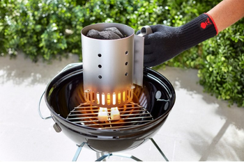 Ogļu iekurināšanas starteris Rapidfire chimney starter, small 7447 WEBER (7447)