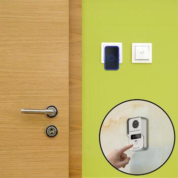 Tellur Умный WiFi Дверной звонок TLL331511, 1080P, 350g, IP54, 2MP, 140°, 2.4G WiFi, двусторонняя связь, ночное видение (TLL331511)
