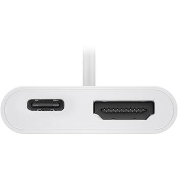 Goobay адаптер USB-C на HDMI 62110, 4K 60Hz, порт USB-C с PD 60W, белый (62110)