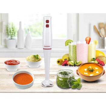 Beper Ручной блендер P102FRU003, 400 W, белый, 2 скорости, импульсный режим, турборежим, эргономичный дизайн (P102FRU003)