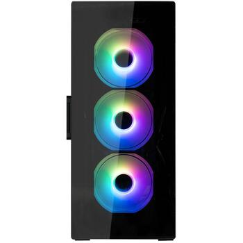 Zalman I3 NEO TG Black, 4x RGB вентилятор, 3x2,5'', 2x3,5'', ATX, 2xUSB 3.0, 1xUSB 2.0, Закаленное стекло (I3 NEO TG Black)