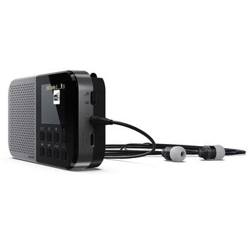 Sharp OSAKA карманное/портативное цифровое радио DR-P520(GY), 5,08 см, 12 ч, Bluetooth 5.3, DAB/DAB+/FM (DR-P520(GY))