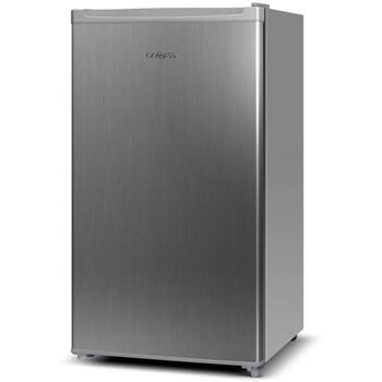 Goddess Холодильник GODRSE085GS8SSE, 90L, 39dB, отдельно стоящий, 1 дверь, класс E, серебристый (GODRSE085GS8SSE)