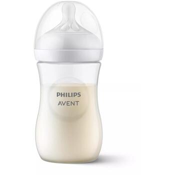 Philips Avent Natural Response детская бутылочка SCY903/01, 260 мл, 1 шт., соска Flow 3, 1 шт., антиколиковая, без BPA (SCY903/01)