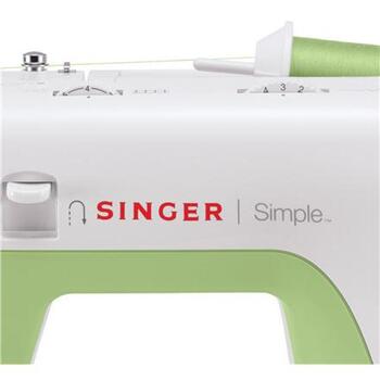 Singer Šujmašīna Simple 3229, 31 šuvums, 1 pogcaurums, automātiskā spriegošana, mīksta vāka iekļauta (3229)