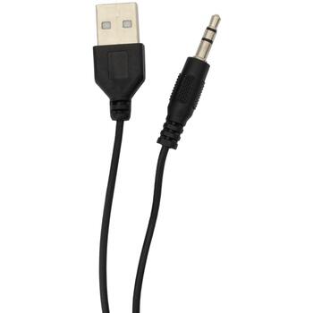 Sbox Динамик SP-203B, 2.0, 2 x 2,2 Вт, 100 Гц - 20 кГц, >=80 дБ, 2 x 52x52x52 мм, 5 В, 3,5 мм + USB, 0,6 м (SP-203B)