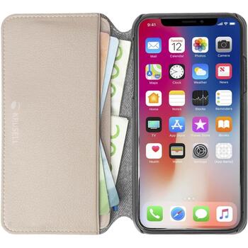 Krusell Pixbo 4 Card SlimWallet 61490, 16,5см, Folio, бежевый, 4 карманов для карт, защита от царапин, пылезащита (61490)
