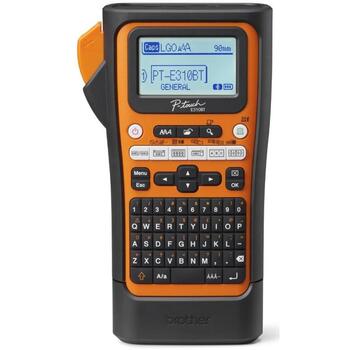 Brother PT-E310BTVP Pro, термальный, этикеточный принтер, PTE310BTVPQL1, 7 шрифтов, Bluetooth 5.0, 20 мм/с, портативный (PTE310BTVPQL1)
