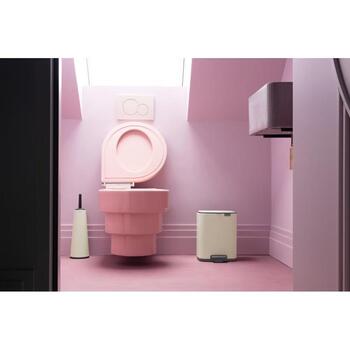 BRABANTIA atkritumu tvertne ar pedāli, 7L, Soft Beige (237928)