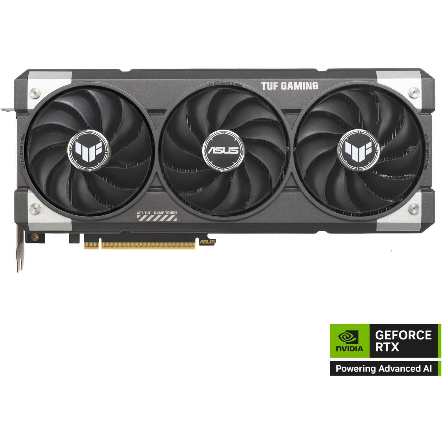 Asus Видеокарта TUF-RTX5060TI-O16G GAMING, 16 ГБ GDDR7, 7680 x 4320, PCIe 5.0, 3 вентилятора, Многоцветная подсветка (TUF-RTX5060TI-O16G GAMING)