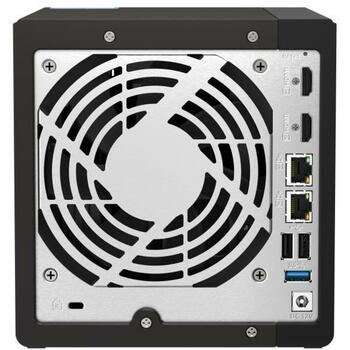 Qnap glabāšanas tornis TS-453E-8G, 8GB RAM, 4 disku vietas, 2.5GbE, 2 HDMI, 2 M.2, 4 SATA, 90W adapteris (TS-453E-8G)