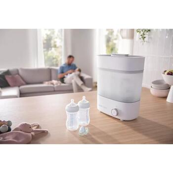 Philips Avent паровой стерилизатор 3in1 SCF293/00, 650W, 0-6 мес., пластик, сушилка, 24ч стерильность (SCF293/00)