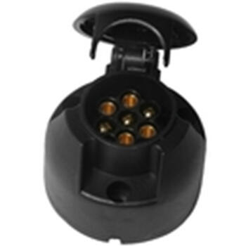 Piekabes kontaktligzda plastmasas 7 poli, (7PIN), 12V; WTYGN7PIN FRISTOM (WTYGN7PIN)