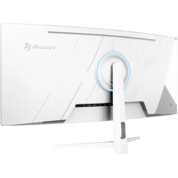 Arozzi Nova AZ-NO-34T2K165-WT монитор, 34 дюйма, VA, QHD, 21:9, 165 Гц, 1 мс, 3440x1440, 350 кд/м², 2xHDMI, 2xDisplayPort, белый (AZ-NO-34T2K165-WT)