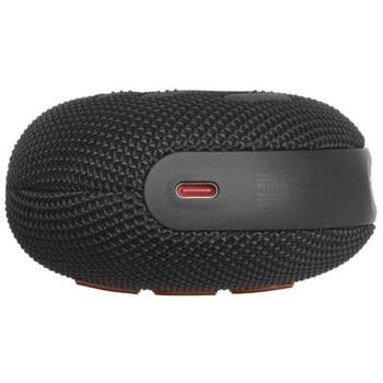 JBL ūdensizturīga portatīvā skanda ar karabīni, melns (JBLCLIP5BLK)