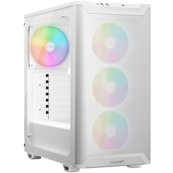 Be Quiet Kaste PURE BASE 501 LX BGW79, 3x120mm priekšējie ventilatori, 1x140mm aizmugurējais ventilators, 5x2.5