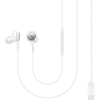 Samsung наушники EO-IC100BWEGEU, 1.2m, USB-C, 32Ω, 94.3dB, 20-20000Hz, in-line микрофон, белые (EO-IC100BWEGEU)