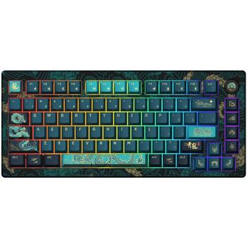 Akko MOD 007 V3 HE Year of Dragon 6978414650163, 75%, USB-C, 8000Hz, 0.01mm, ARGB, PBT, алюминий, игровая клавиатура (6978414650163)