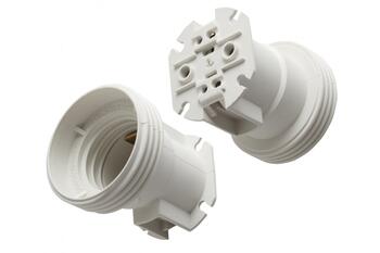 Gtv патрон AE-OPE27P-00, 220-240V, 50-60Hz, 100W, IP20, AC, потолочный, белый, CE, EAC (AE-OPE27P-00)