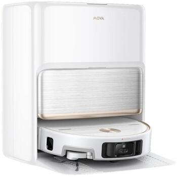 MOVA V70 Ultra Complete | Robotic Vacuum Cleaner | Wet&Dry | 6400 mAh | Dust capacity 3.5 L | 40000 Pa | White (V70 Ultra Complete White)