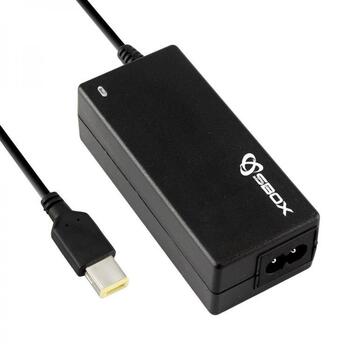 Sbox adapteris Lenovo klēpjdatoriem LN-45W, 45W, 100V-240V / 1,7A, 20V / 2,25A, >82%, taisnstūra savienotājs (LN-45W)