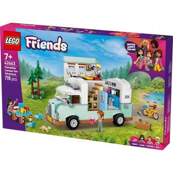 Lego konstruktors Friends Piedzīvojums draudzības kemperī 42663, 778 gab., 7 g., plastmasa, spēles (42663)