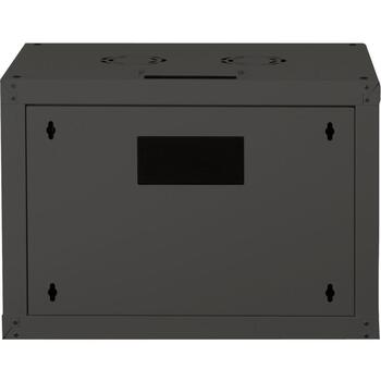Digitus Sienas montāžas skapītis DN-19 07-U-SW, IP20, stikla durvis, 305-370mm, 100kg, 420x600x450mm (DN-19 07-U-SW)