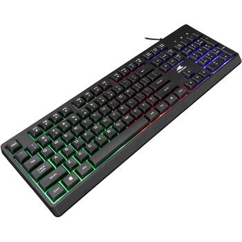 Baracuda Клавиатура STARFISH, 104 клавиши, полная раскладка, мембрана, USB 2.0, подсветка, 1,5м (STARFISH)