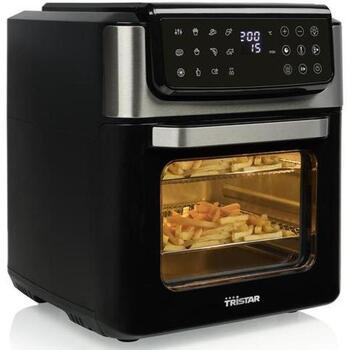 Tristar karstā gaisa friteris-cepeškrāsns FR-9068, 1800 W, 12 L, karstā gaisa tehnoloģija, melns, digitālais panelis, taimeris (FR-9068)