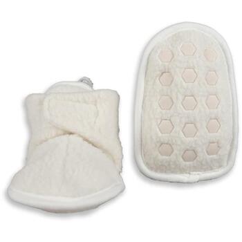 Lodger Teddy тапочки Cloud Dancer SLT 101_6-12, 6-12M, 100% полиэстер, Velcro, нескользящая подошва, 40°C (SLT 101_6-12)