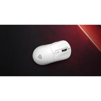Genesis Zircon 660 PRO игровая мышь, NMG-2194, 26000 DPI, 6 кнопок, оптическая, 2.4 GHz, Bluetooth 5.0, USB, белая (NMG-2194)
