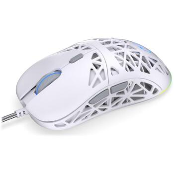 Endorfy USB datorpele LIV OWH EY6A021, 12000 DPI, 300 IPS, 6 pogas, 1.8 m kabelis, akumulatori, ambidextrous (EY6A021)