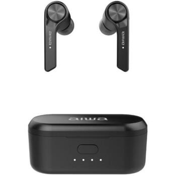 Aiwa Беспроводные наушники ESP-350BK, 460mAh, 80mAh, 12ч, 10м, 2x6W RMS, 50Гц-20кГц, Bluetooth V5.0 (ESP-350BK)
