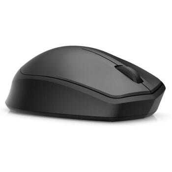 HP 285 6G4E6AA#ABB bezvadu datorpele, 1200 DPI, 10 m, 3 pogas, klusais klikšķis, ergonomisks, melna (6G4E6AA#ABB)