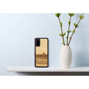 Man&Wood чехол M6517B, совместим с Samsung Galaxy S20, 6.2, дерево, поликарбонат (M6517B)
