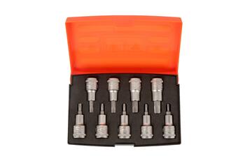 Набор головок S9 Torx T20-T60, 9 шт., 1/2 