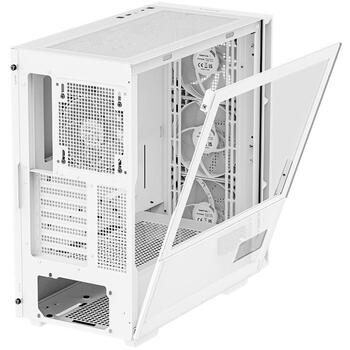 Deepcool Datora korpuss CH560 Digital R-CH560-WHAPE4D-G-1, 7.5kg, balta krās., caurspīdīga krās., 4 ventilatori, 2x3.5 collas (R-CH560-WHAPE4D-G-1)