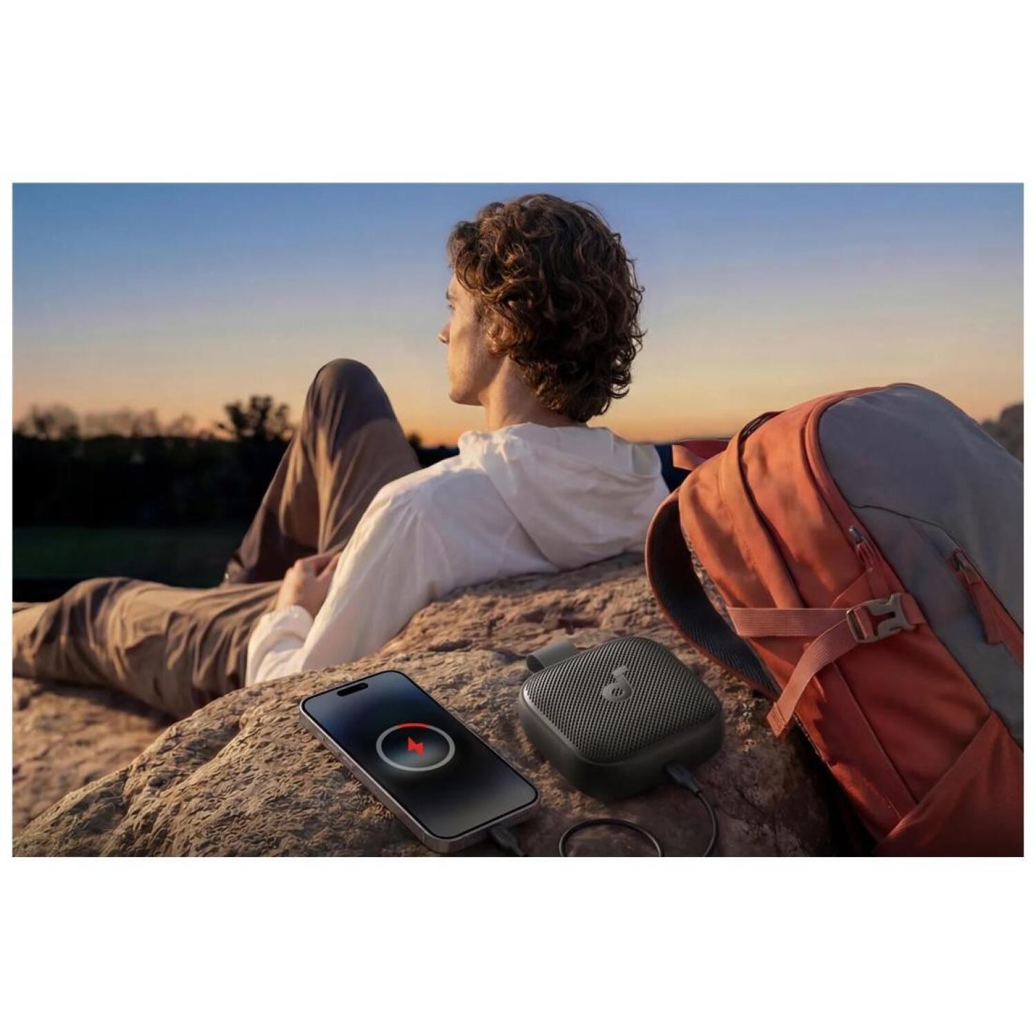 Anker Soundcore колонка Boom Go 3i D5103010, 15 Вт, Bluetooth 6.0, 24 ч, водонепроницаемая, портативная, черная (D5103010)