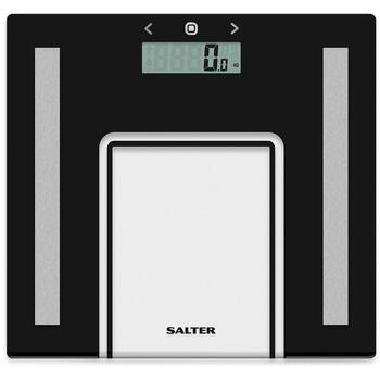 Salter Ķermeņa svari 9128 BK3R, 150 kg, 1.5 kg, LCD, ķermeņa tauku analīze, automātiskā izslēgšanās, mūsdienīgs dizains (9128 BK3R)