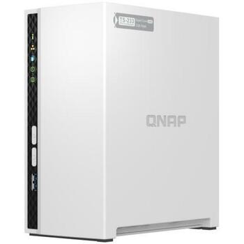 Qnap NAS 2 отсека TS-233 ARM 4C 2.0GHz, 2 x SATA 6Gb/s 3.5