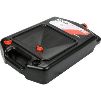 Yato Motoreļļas noliešanas trauks YT-06995, 8 l, 600x330x110 mm, 3 rokturi, pārvietošanas turētājs, darba šķidrumi (YT-06995)