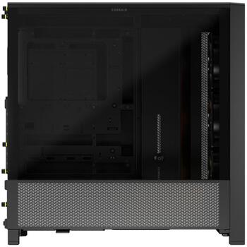 Corsair корпус для ПК FRAME 4000D RS ARGB CC-9011296-WW, Mid-Tower, черный, ATX, 3x120мм ARGB вентилятора, закаленное стекло (CC-9011296-WW)