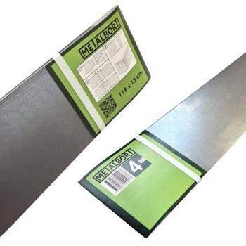 Оцинкованная металлическая окантовка METALBORT (4 шт.) 119 × 13 см (11913)