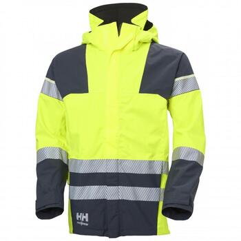 Helly Hansen Njord Coast Shell Jacket 71157_365-M&HH, M, желтый, повышенная видимость, рабочая куртка (71157_365-M&HH)